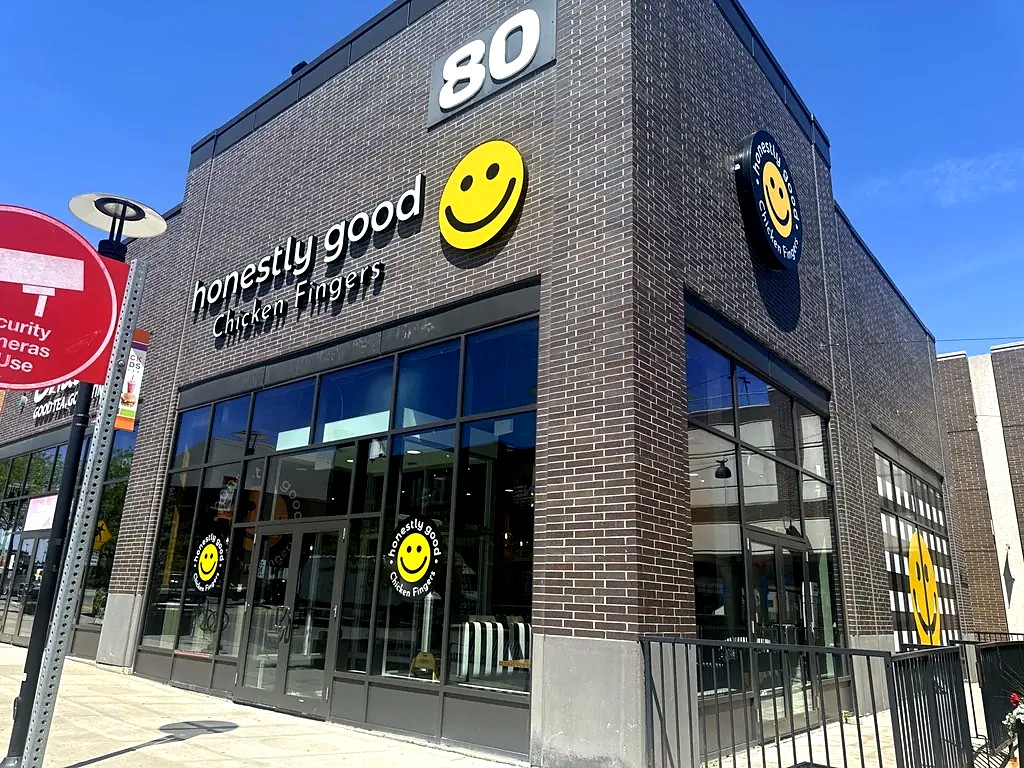 The Honestly Good storefront at Stock Yards Village